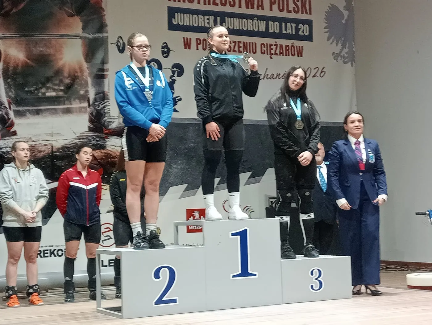 Agata Musiała na podium Mistrzostw Polski Juniorów do lat 20